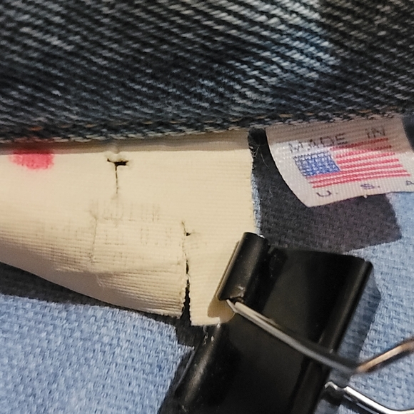 Vintage Harley Davidson Logo Denim Button Jean Jacket Unisex Men's Medium - Picture 5 of 13